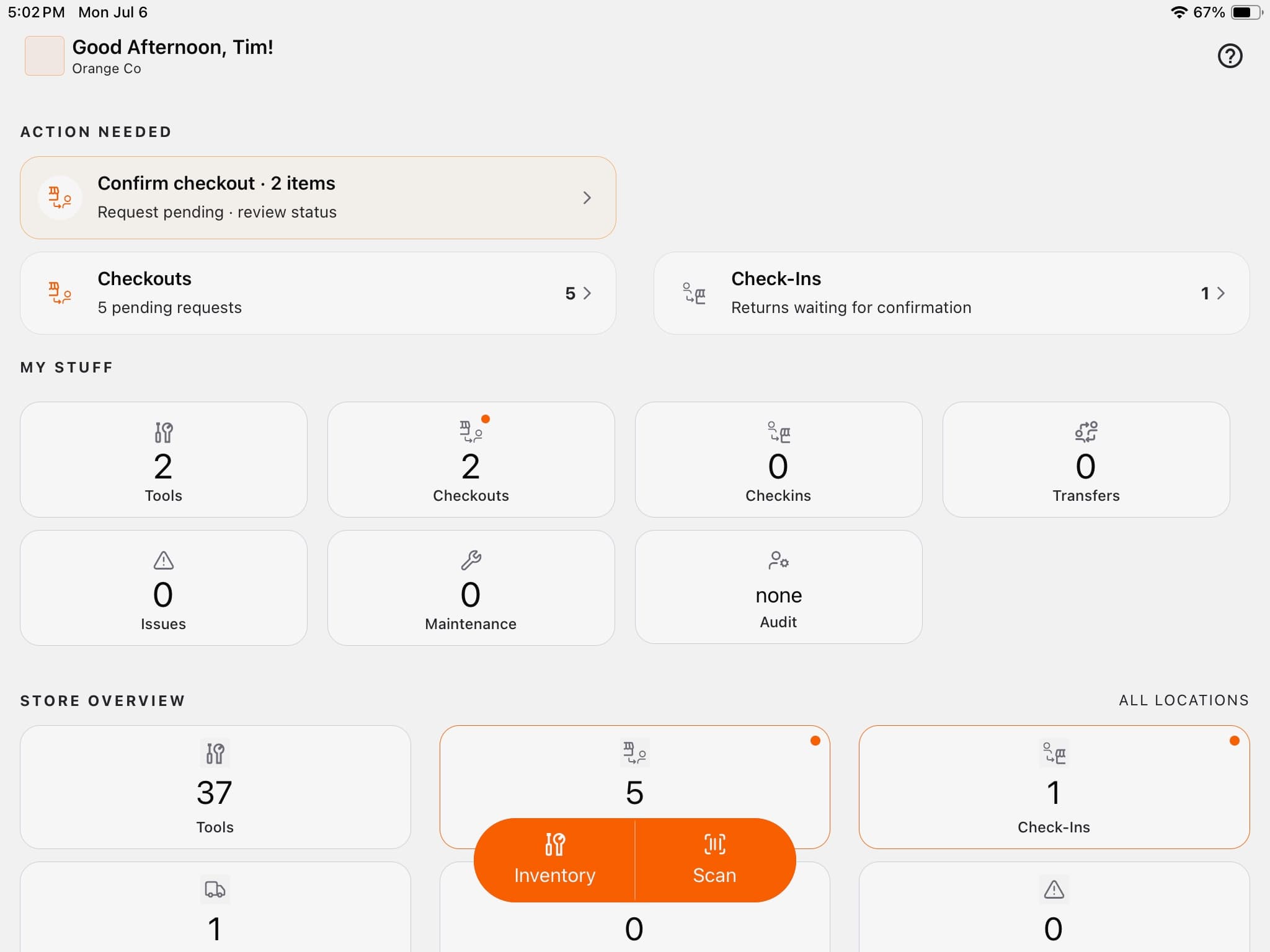 ToolWorks Tablet Experience
